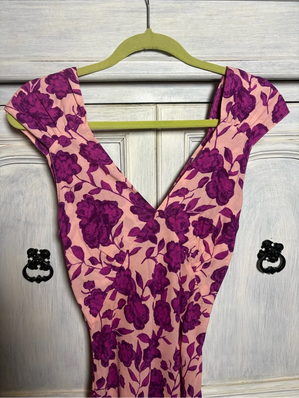 Free People Jen's‎ Pirate Booty Wavecrest Slip Dress Pink Floral Dainty Romantic